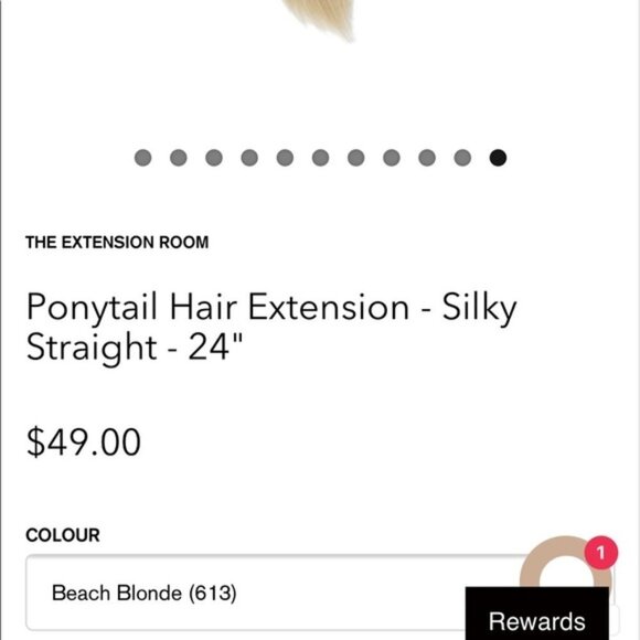 NEW Silky straight blonde ponytail hair ex… - Picture 4 of 4